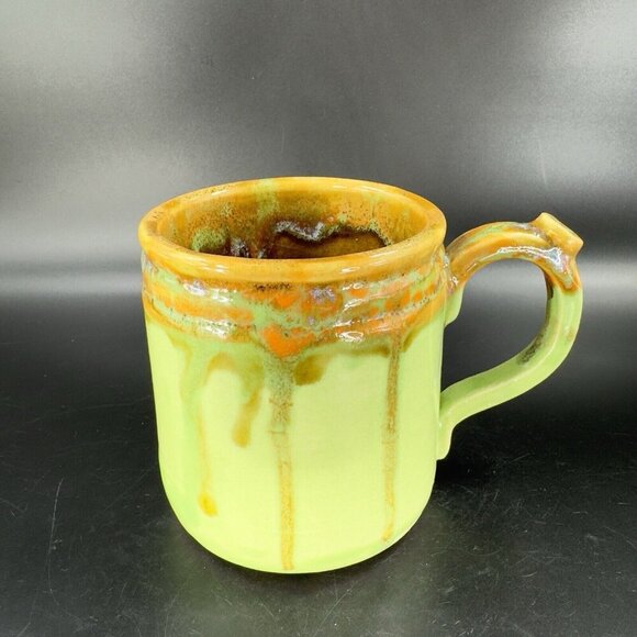 Hand Made Pottery Coffee Mug Cup Keep On Truckin Hard Working Student Mug Cup - Picture 14 of 15